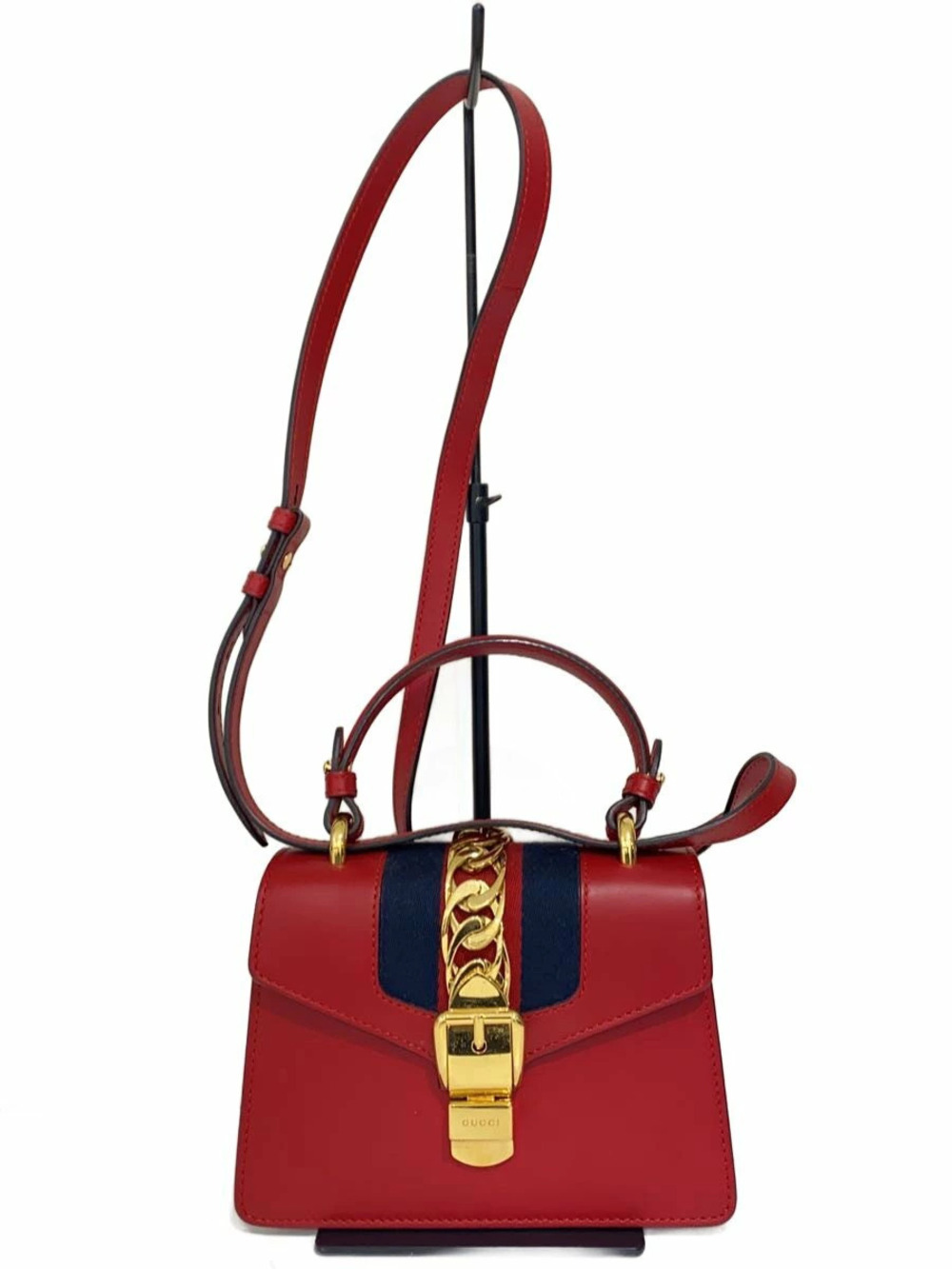 Gucci Handbag Sylvie Leather RED Bag